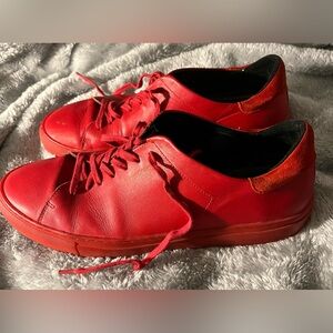 Axel Arigato Red Leather Clean 90 Sneakers Men’s Size 10 1/2
